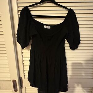 Ava Sky Black Jumpsuit